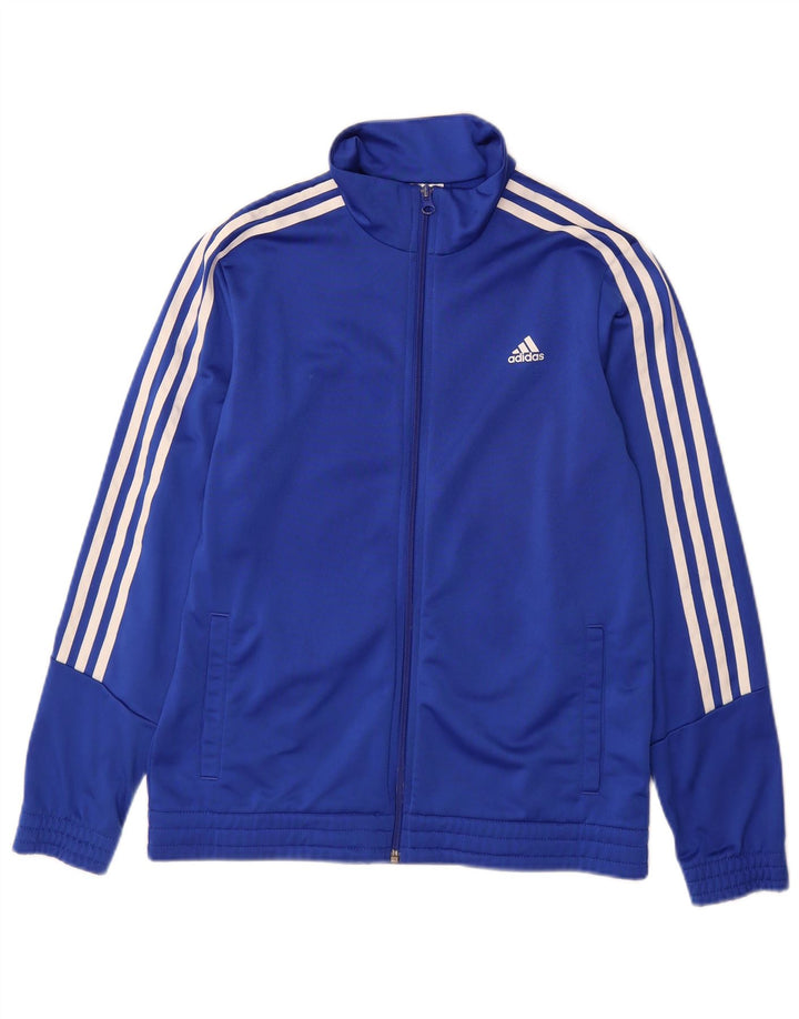 Veste de survêtement Adidas Garçon 13-14 ans Bleu Polyester