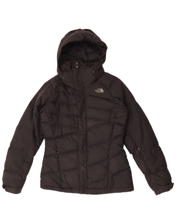 The North Face Veste matelassée à capuche surdimensionnée pour femme UK 10 Small Noir