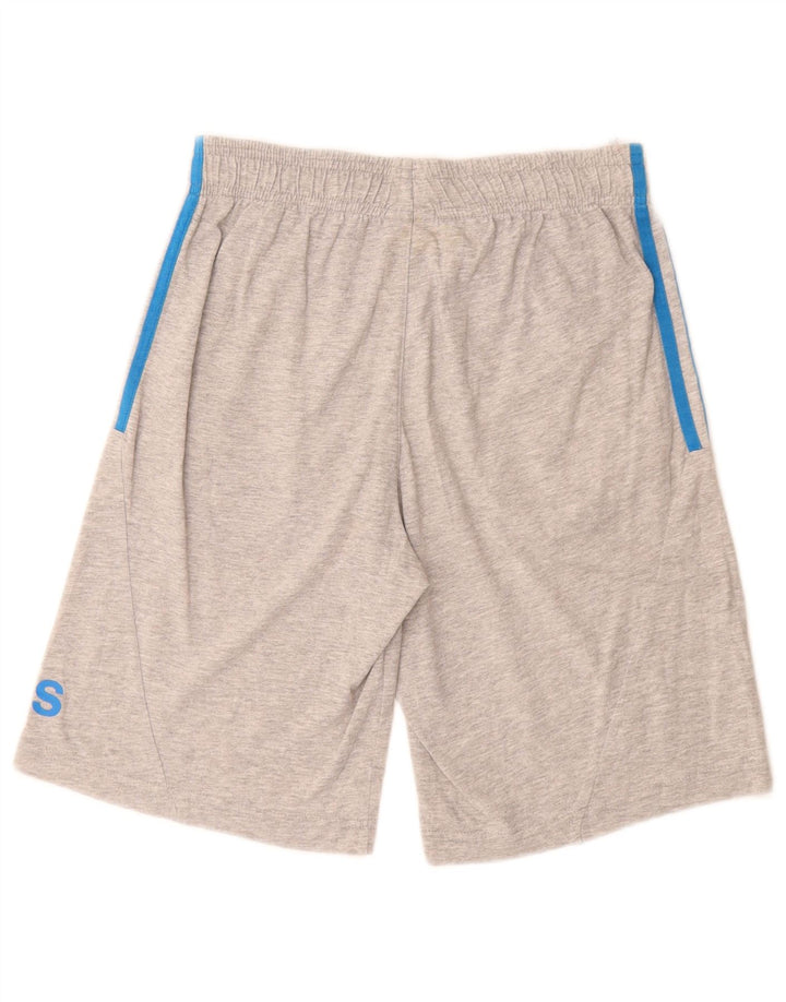 Adidas Short de Sport Graphique Garçon 13-14 Ans Gris Coton