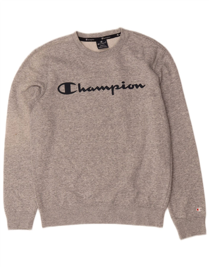 Champion Sweat-shirt graphique pour homme Petit coton moucheté gris