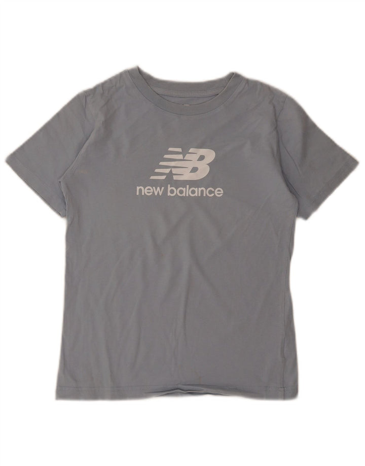 New Balance T-Shirt Graphique Garçon 9-10 ans Bleu Moyen