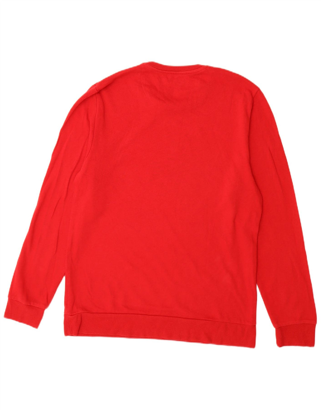 TOMMY HILFIGER Sweat-shirt graphique pour homme en coton rouge Large