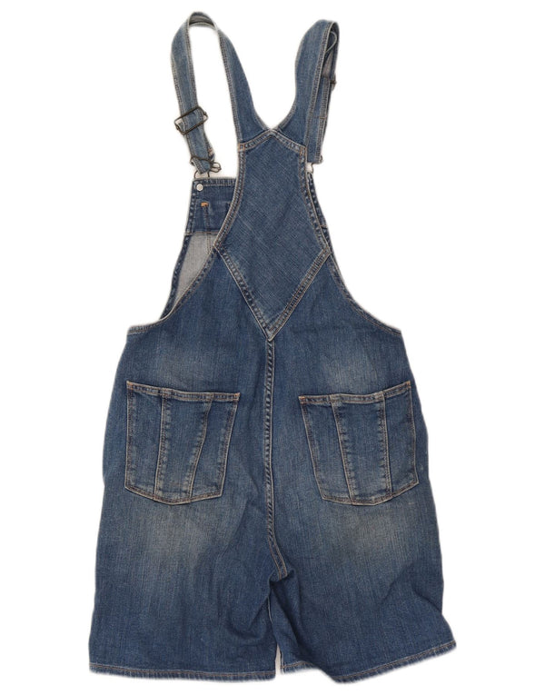 Fat Face Salopette en jean vieilli pour femme UK 6 XS W28 Bleu moyen