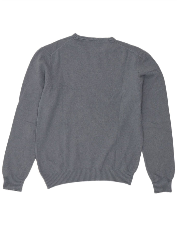 Sisley Pull col rond femme UK 16 Large laine gris