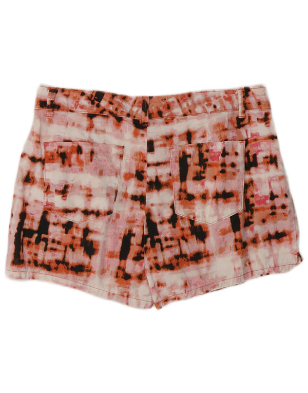 Calvin Klein Short décontracté pour femme UK 12 Medium W30 Multicolore Tie Dye