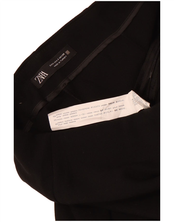 Zara Femme Jupe-short UK 8 Small Noir Polyester