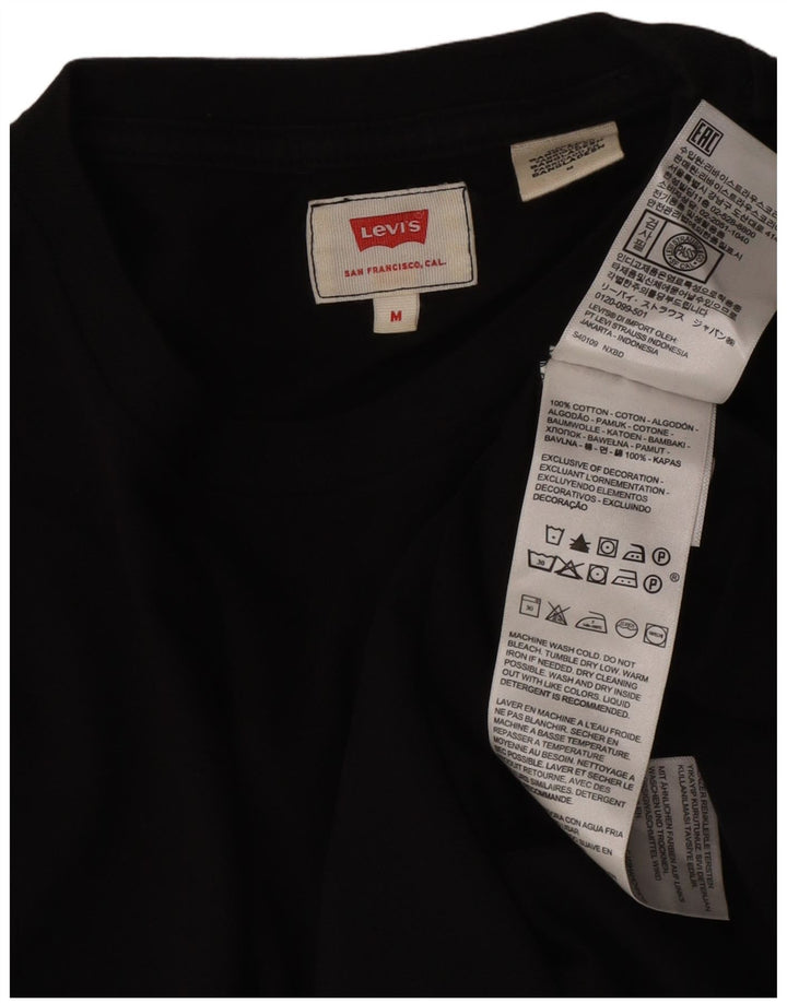 Levi's T-Shirt Homme Noir Moyen Coton