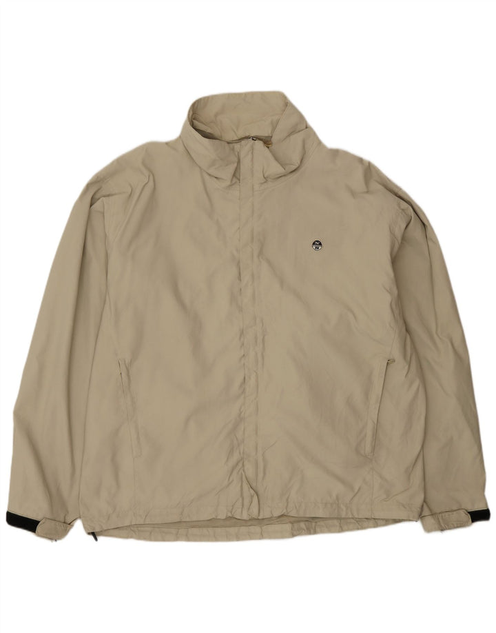 North Sails Veste de Pluie Homme UK 44 2XL Beige Polyamide