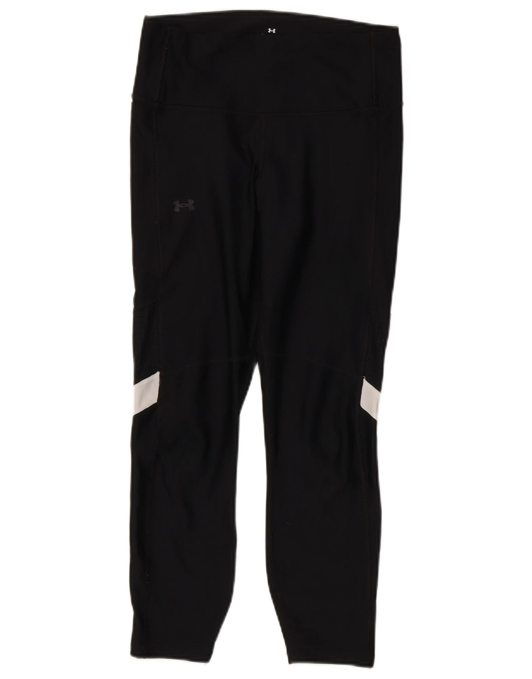 Under Armour Legging court pour femme UK 42 Polyester color block noir moyen