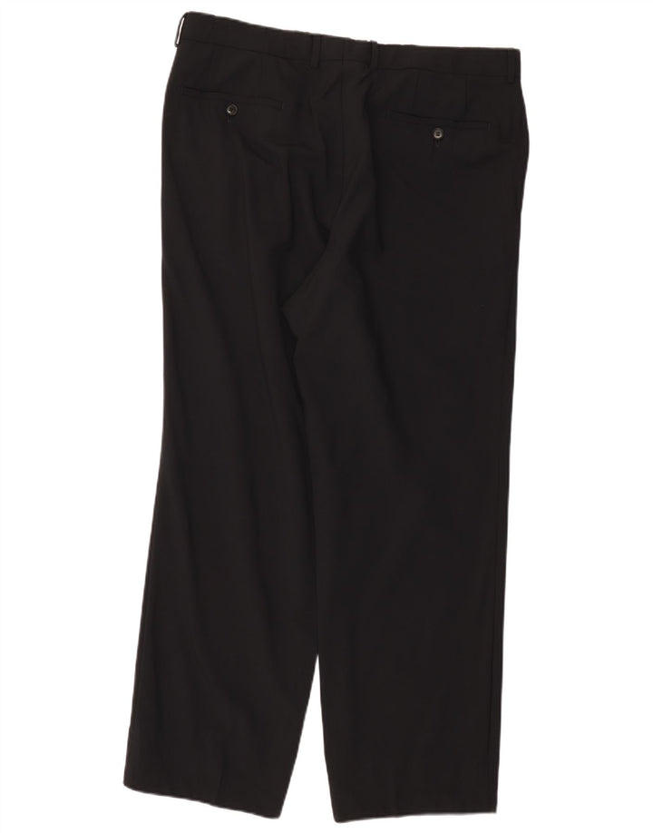 Hugo Boss Pantalon de costume droit pour femme W36 L30 Noir