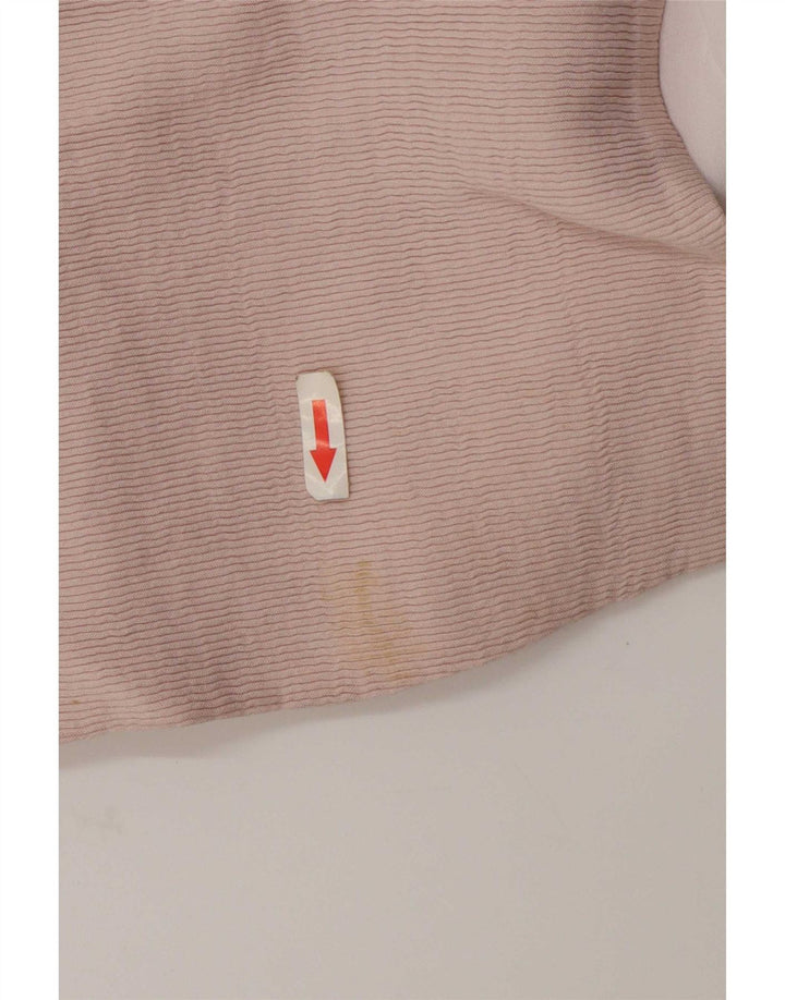 Zara Manteau surdimensionné pour femme UK 10 Petit polyester rose