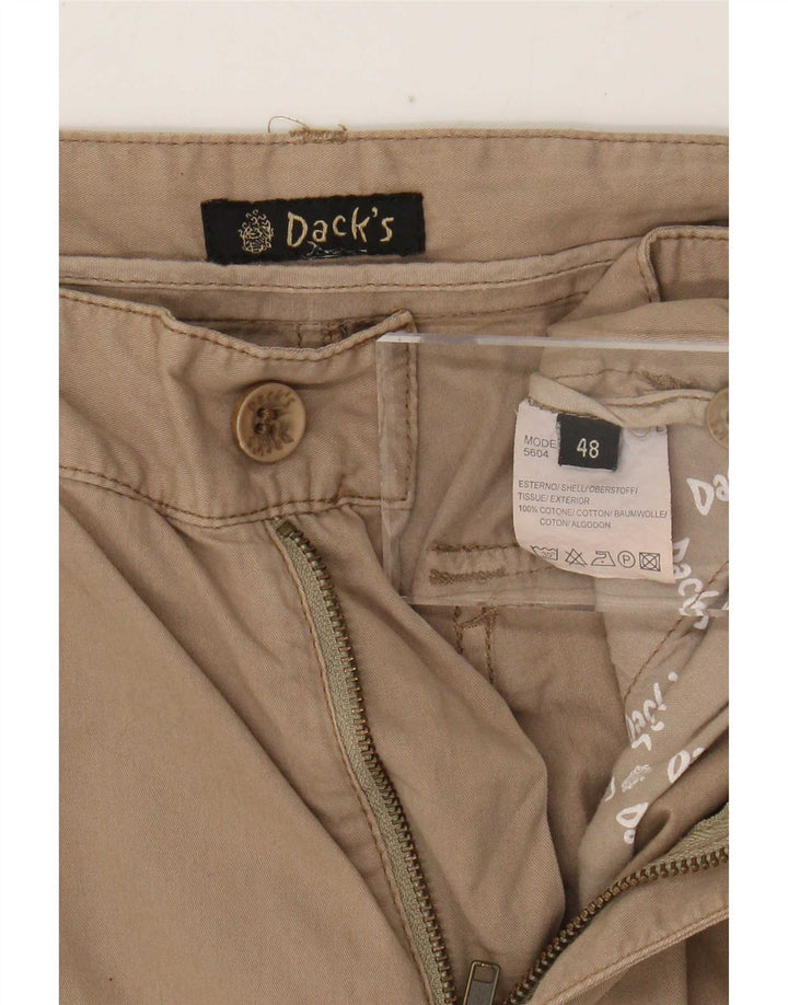 Dack's Short Cargo Homme IT 48 Medium W30 Coton Beige
