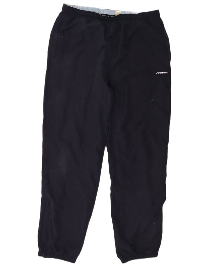 Reebok Pantalon de Survêtement Homme Joggers Large Bleu Marine Polyester