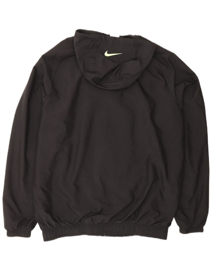 NIKE Veste de survêtement à capuche pour homme Large Noir Polyester