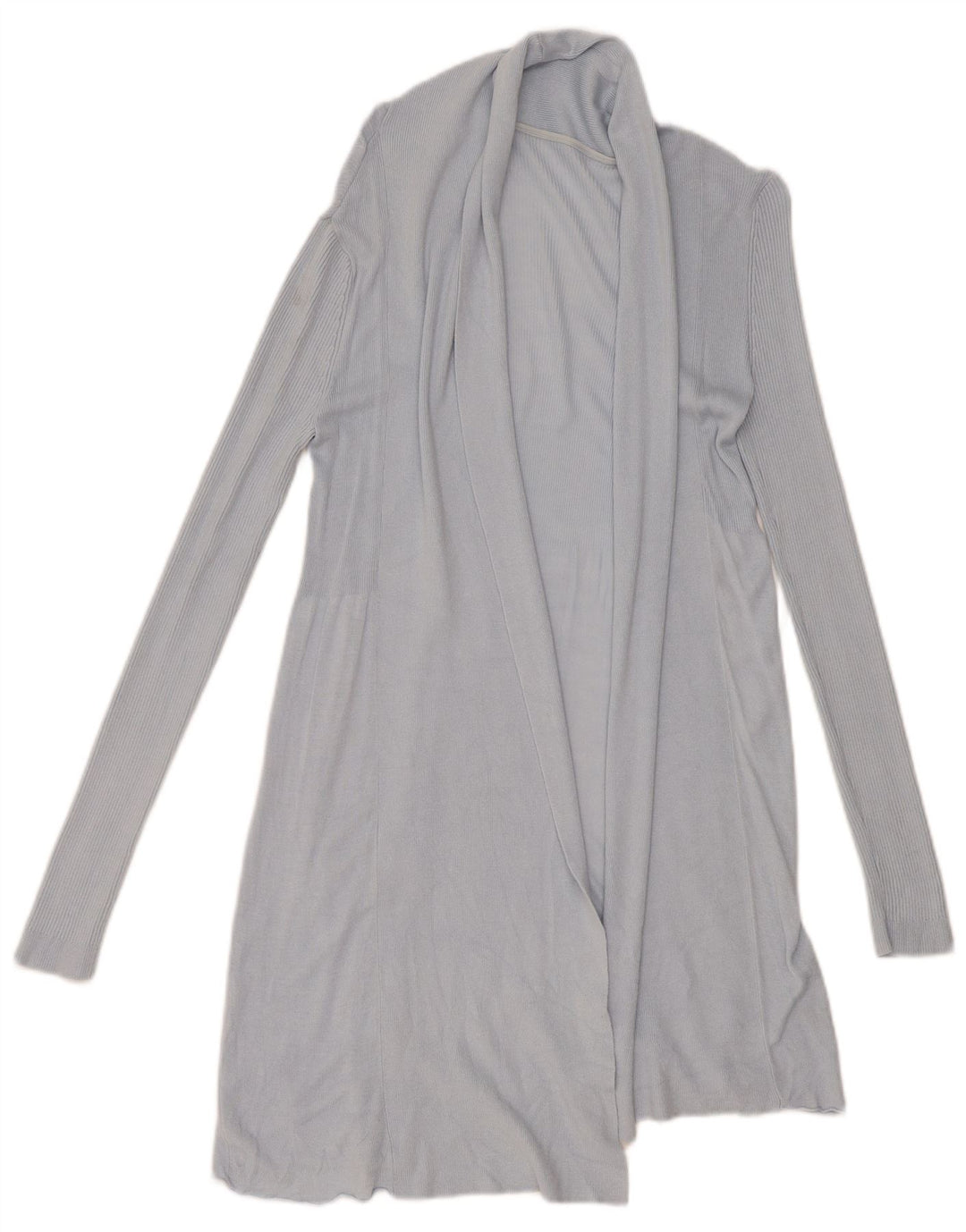 Phase Eight Cardigan ouvert long pour femme UK 8 Small Bleu Viscose