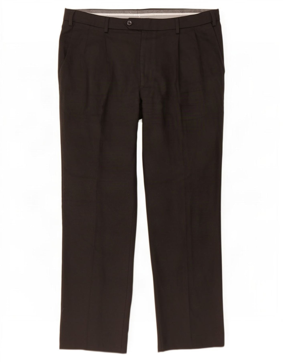 Marks & Spencer Pantalon de costume ajusté pour homme W38 L31 en laine noire