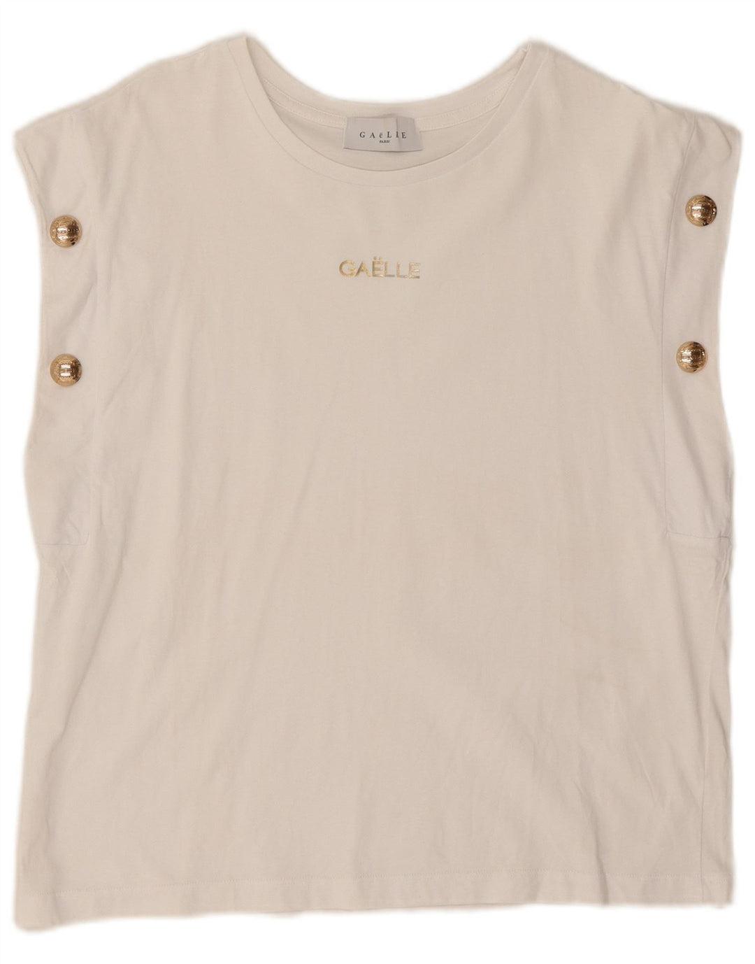Gaelle Débardeur pour femme UK 12 Medium Blanc