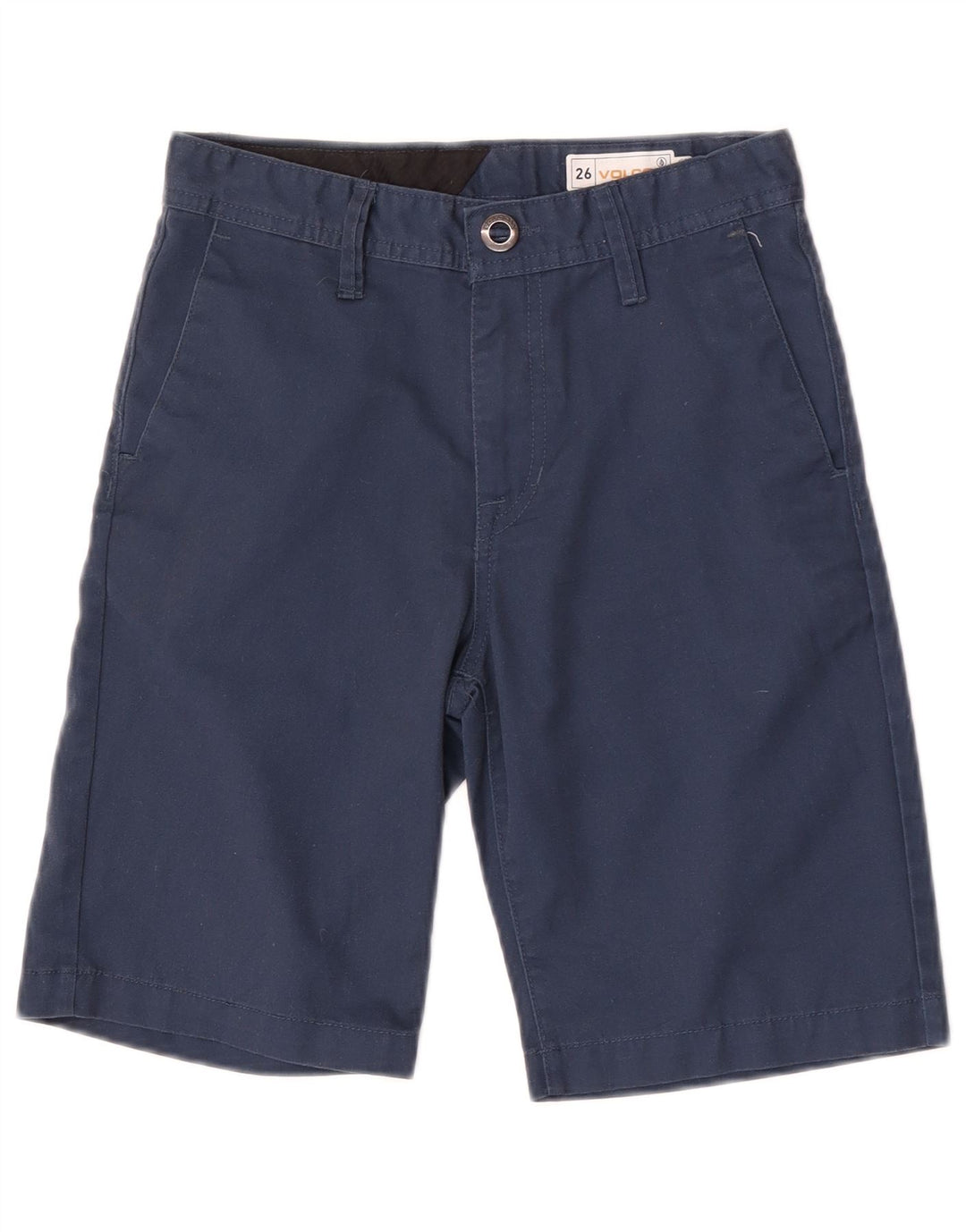 Volcom Short Chino Garçon 11-12 ans W26 Bleu Marine Polyester