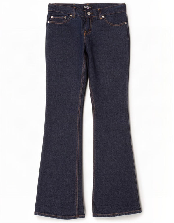 Ralph Lauren Jean évasé pour femme US 6 Medium W30 L31 Bleu marine en coton