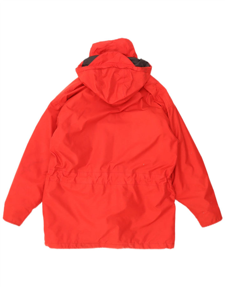 Musto Veste coupe-vent à capuche pour homme UK 36 Petit Rouge Polyester