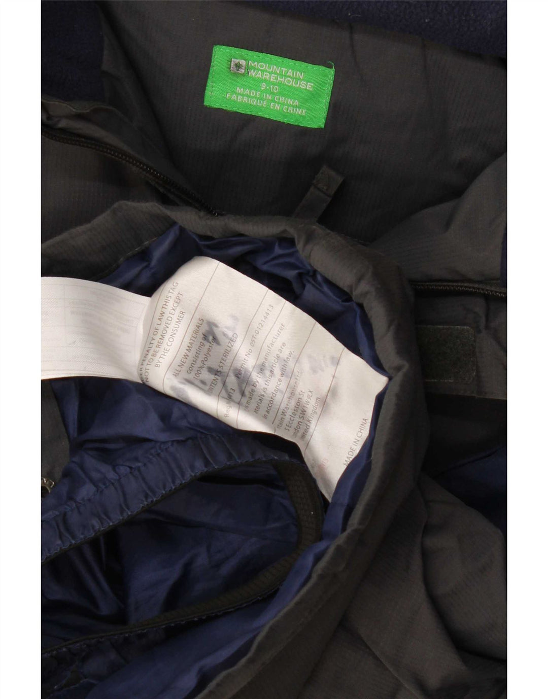 Mountain Warehouse Veste coupe-vent pour garçon 9-10 ans Gris Colourblock