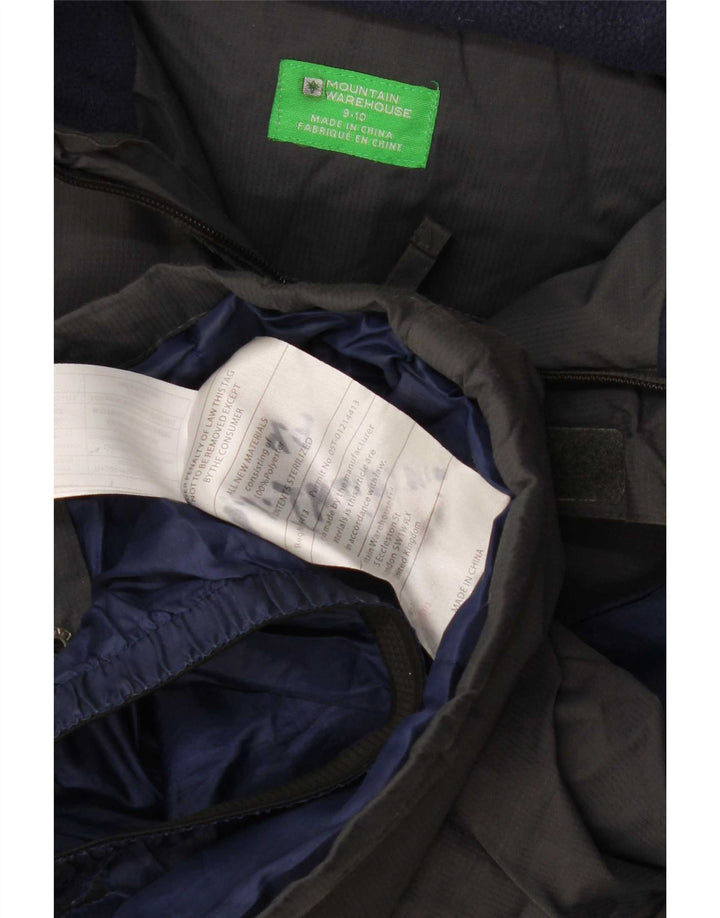 Mountain Warehouse Veste coupe-vent pour garçon 9-10 ans Gris Colourblock