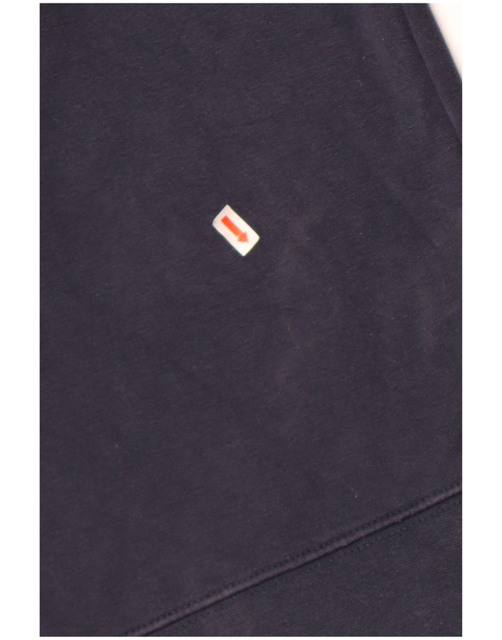 Champion Sweat-Shirt Graphique Homme Bleu Marine Moyen Coton