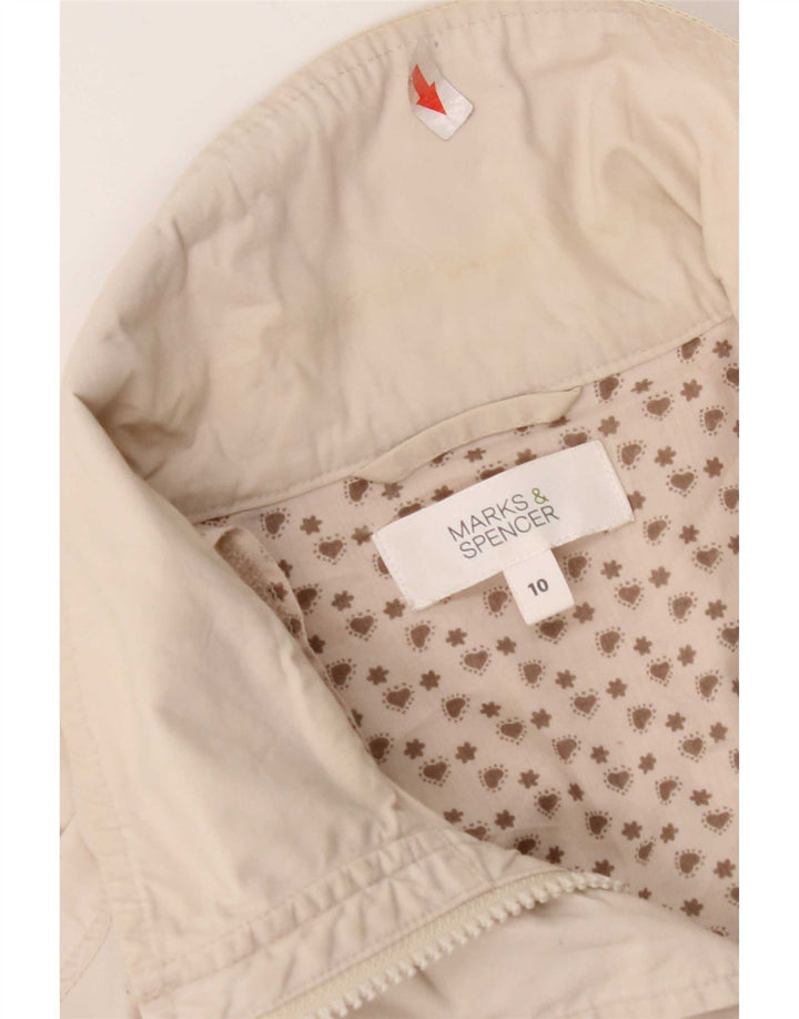 Marks & Spencer Veste utilitaire pour femme UK 10 Petit coton beige