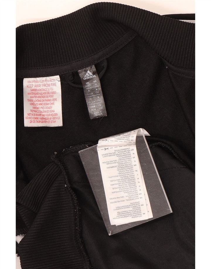 Adidas Veste de survêtement pour garçon 11-12 ans Noir Colorblock Polyester