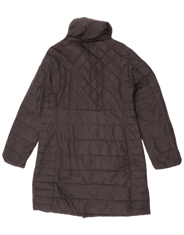 Marella Manteau rembourré sport pour femme UK 14 Large Noir Polyamide