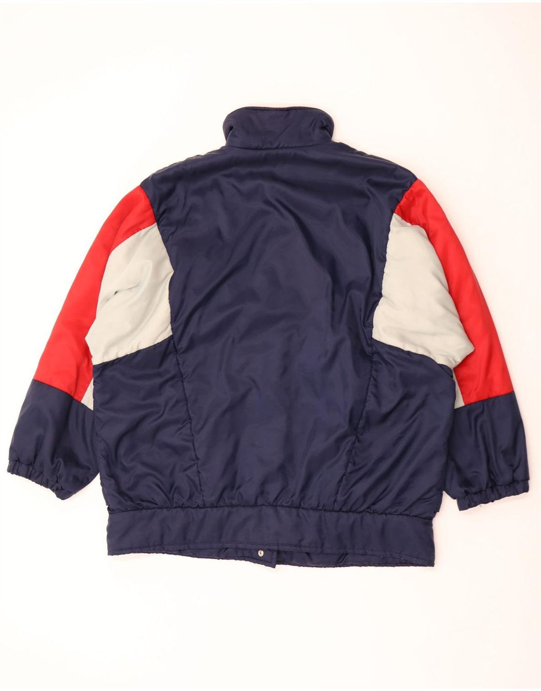 vintage Mens Survêtement Top Veste 2XL Bleu Marine Colourblock