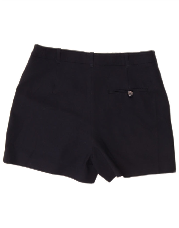 Zara Short Chino Femme Medium W28 Bleu Marine Coton