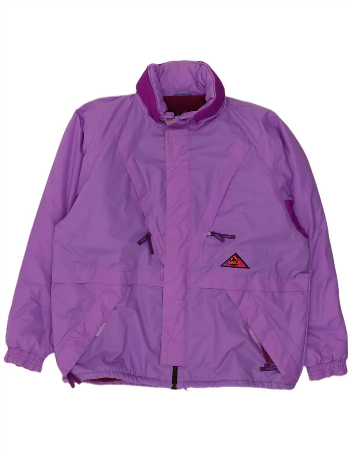 AESSE Veste de ski à capuche pour homme UK 42 XL Violet