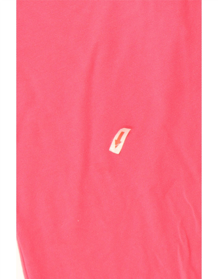 Lacoste Polo Femme Taille 40 Coton Rose Moyen