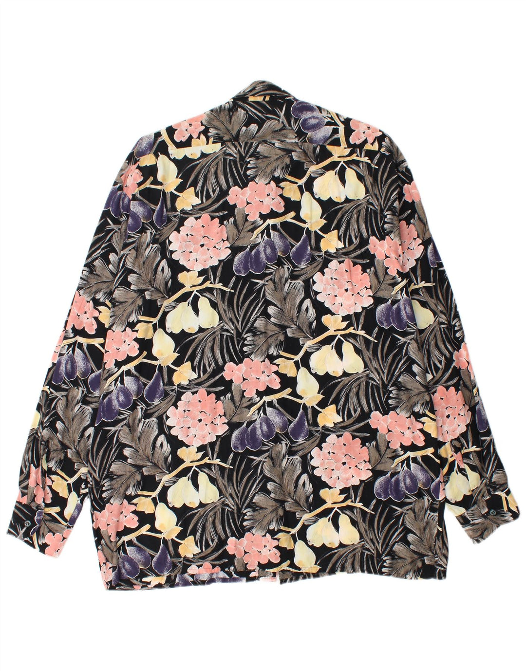 ELSBACH Chemise pull homme taille 41/42 grande viscose florale noire