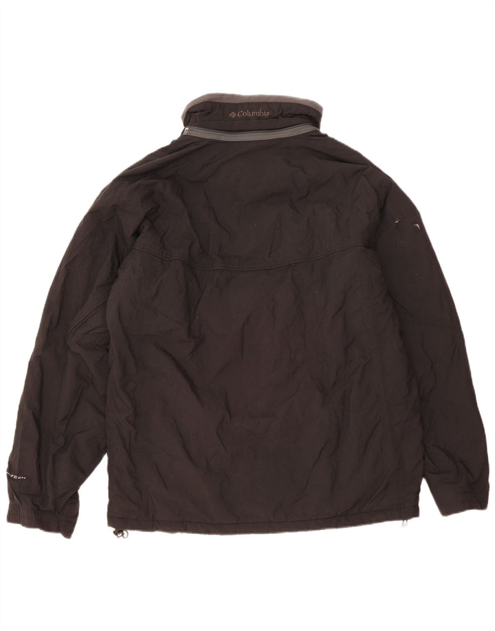 Columbia Veste coupe-vent pour homme UK 38 Medium Noir Nylon