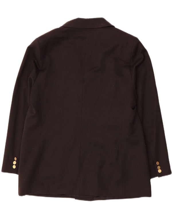 Marks & Spencer Veste blazer double boutonnage pour femme UK 16 Large Noir