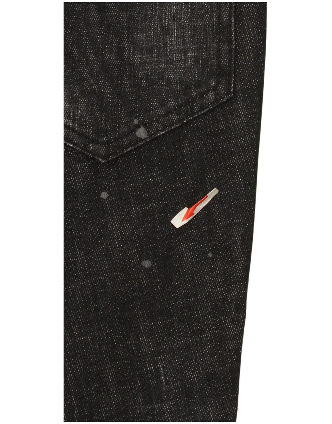 Dsquared2 Jean droit femme IT 44 Medium W30 L26 coton noir