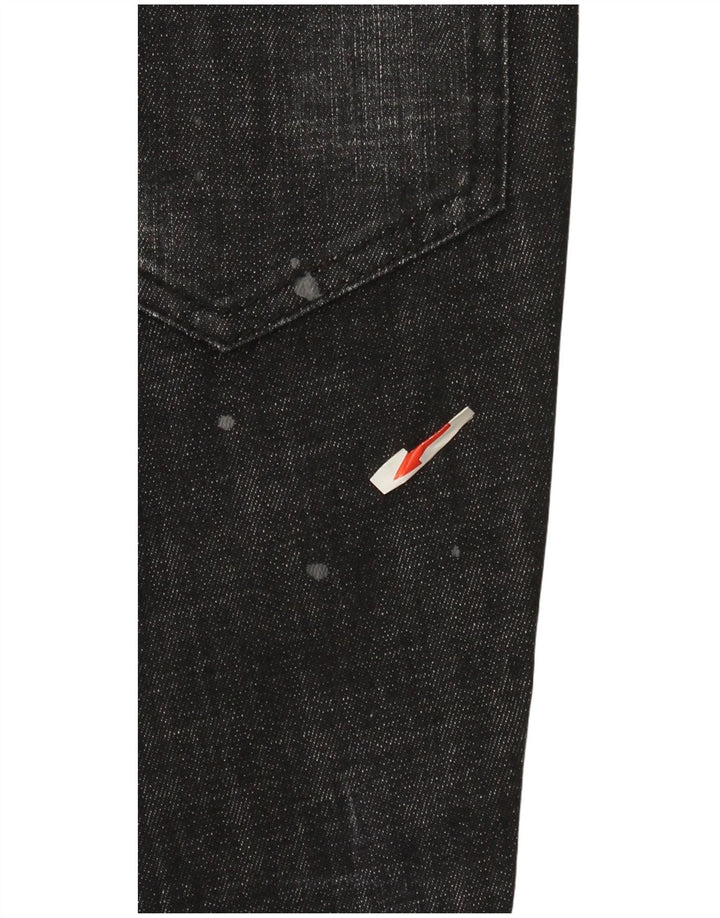 Dsquared2 Jean droit femme IT 44 Medium W30 L26 coton noir