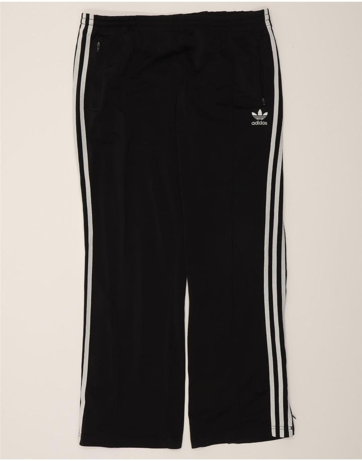 Adidas Femme Pantalon De Survêtement IT 44 Moyen Noir Polyester