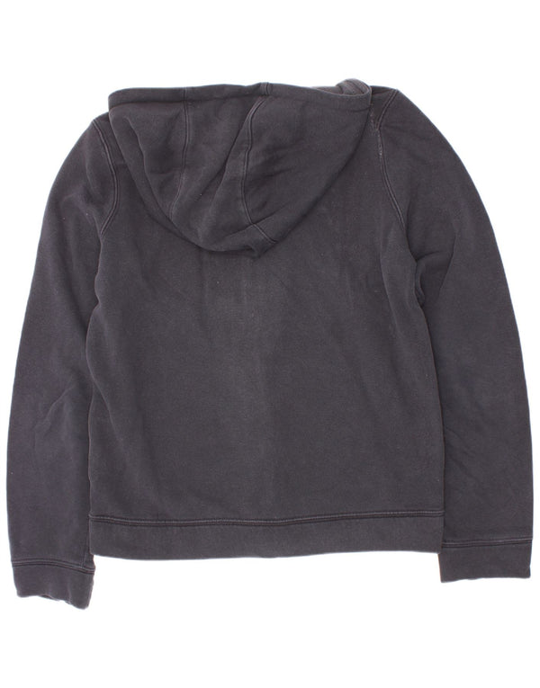 Nike Sweat à capuche zippé pour garçon 10-11 ans en coton color block noir moyen