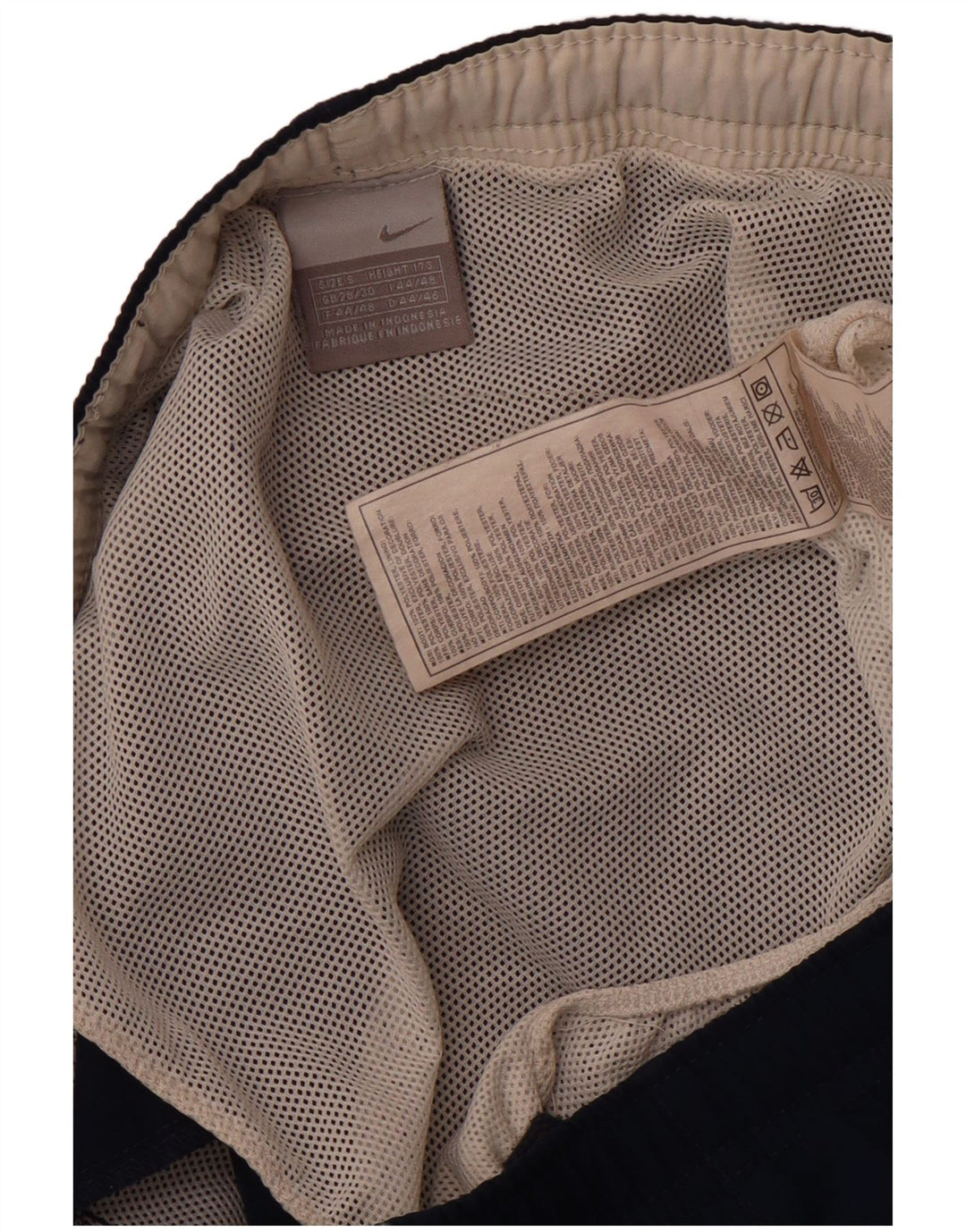 Short de bain Nike pour homme, petit, bleu marine, en polyester