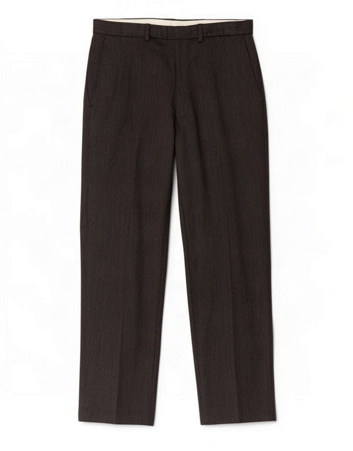 Marks & Spencer Pantalon Chino Droit Homme W34 L31 Gris Polyester