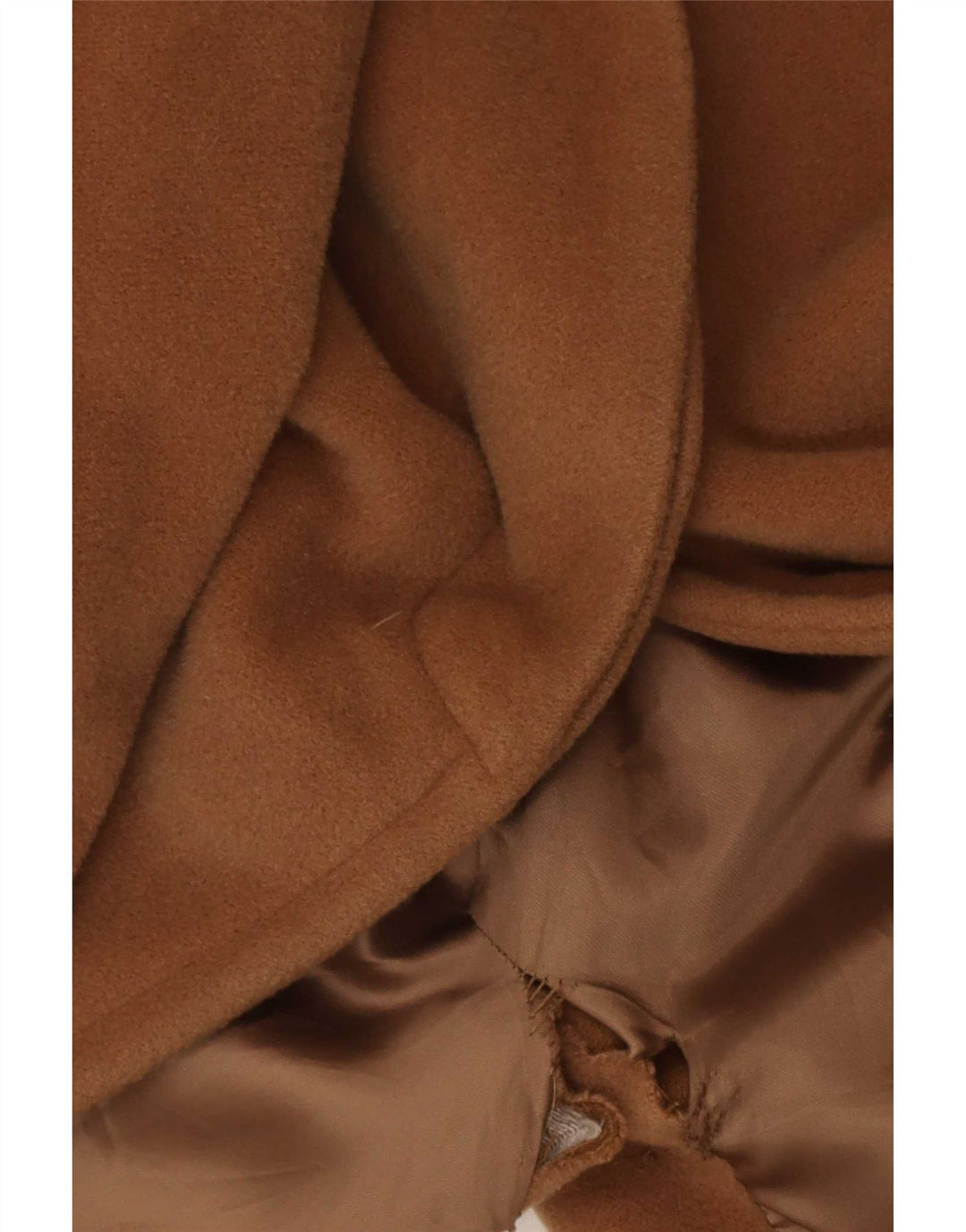 Ferre Manteau surdimensionné pour femme UK 14 Laine marron moyen