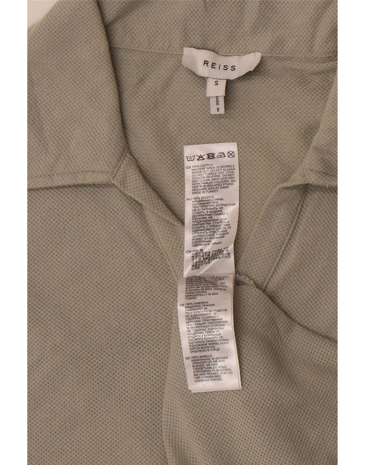 Reiss Polo Homme Petit Gris Coton