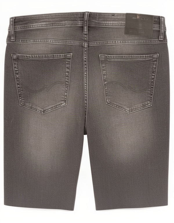 Jack & Jones Short Liam Skinny Denim Homme Gris Moyen W33 Coton