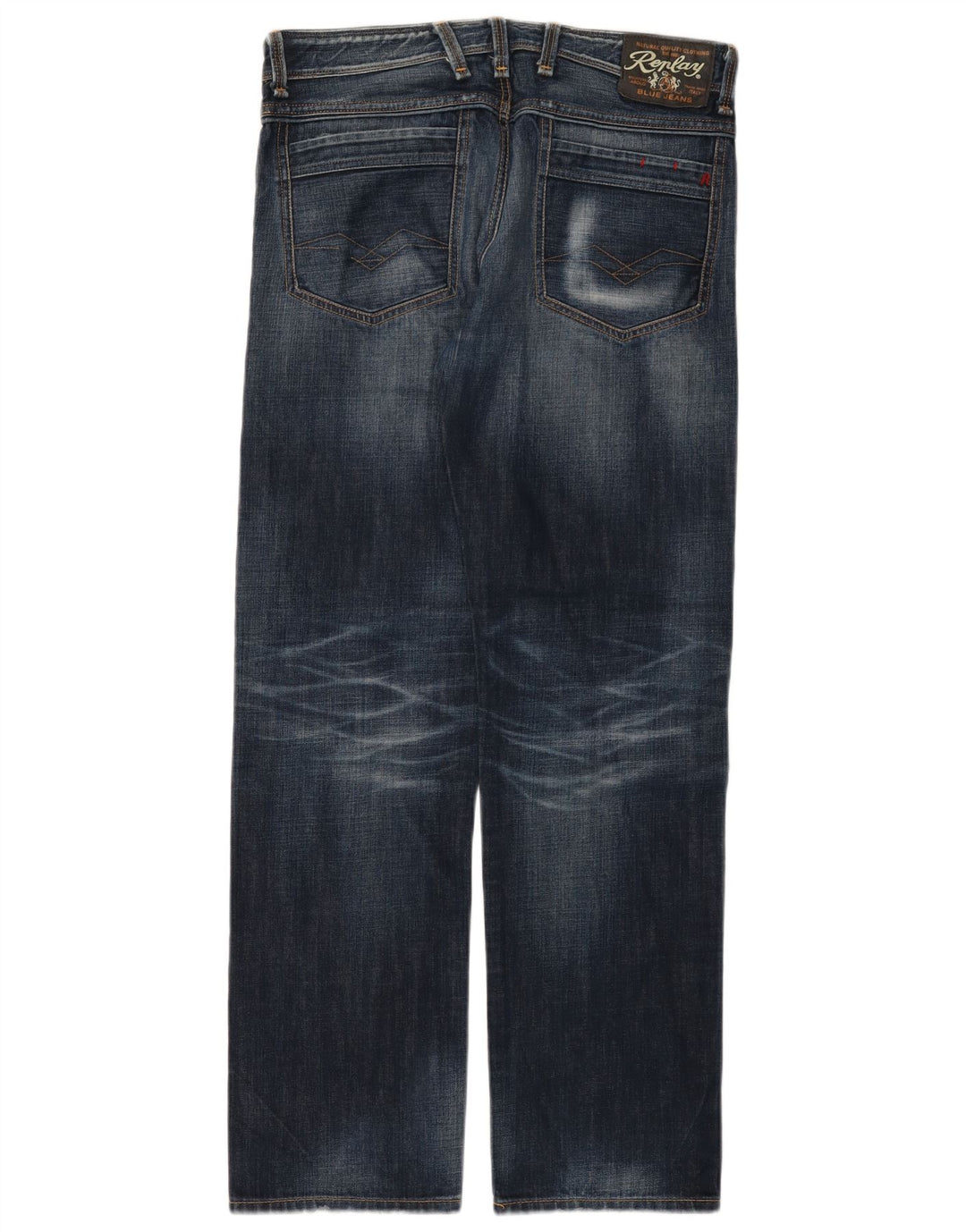 Replay Jean Droit Lenaldo Homme W33 L32 Bleu