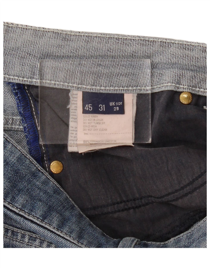 Trussardi Femme Jean Droit W29 L33 Bleu Coton