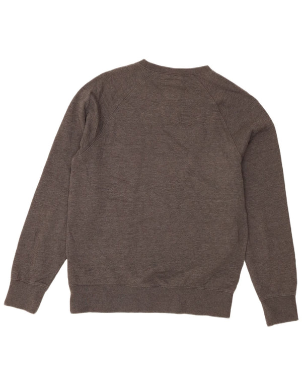 Guess Sweat-shirt graphique pour homme UK 36 Petit gris chiné en coton