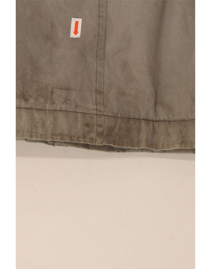 TIMBERLAND Manteau coupe-vent à capuche pour homme UK 38 Coton gris moyen